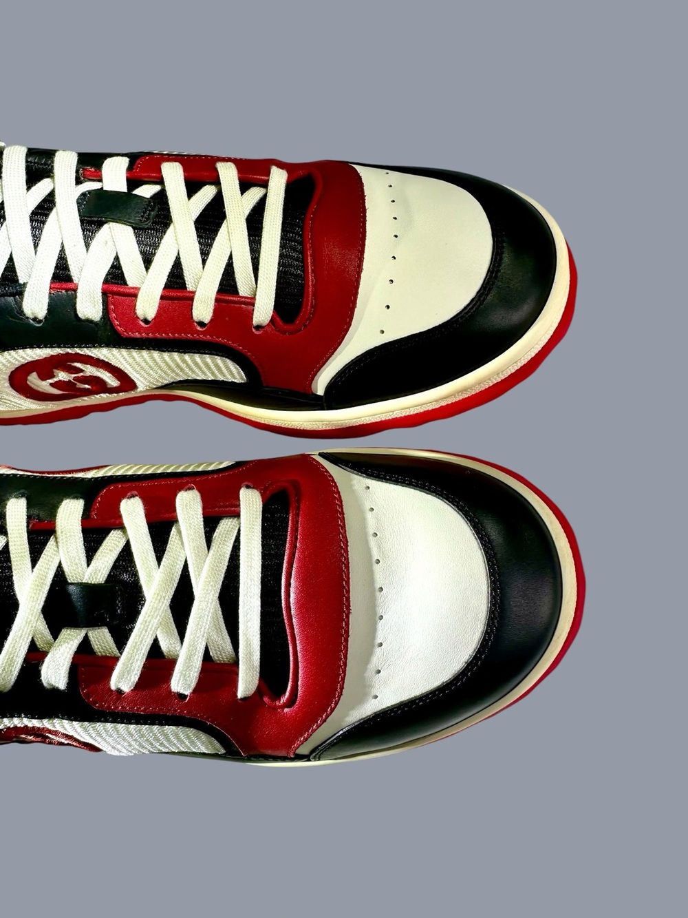 NWOT Gucci MAC80 Men's Low-Top Leather Sneakers - Picture 3 of 14